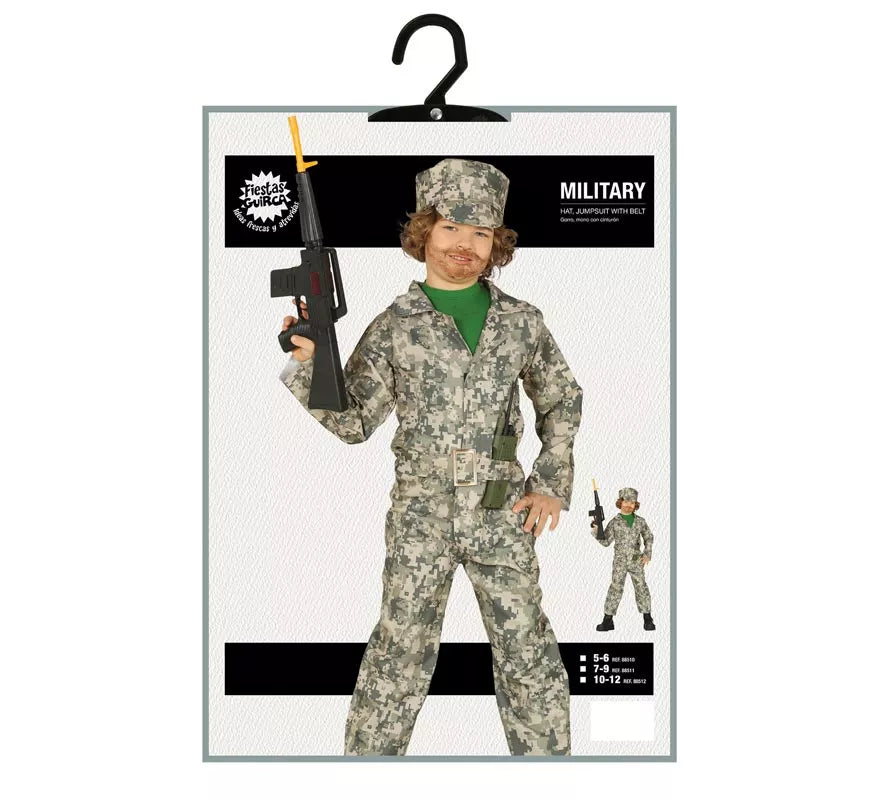 Translation missing: pt-PT.Disfraz de Soldado Militar para niño