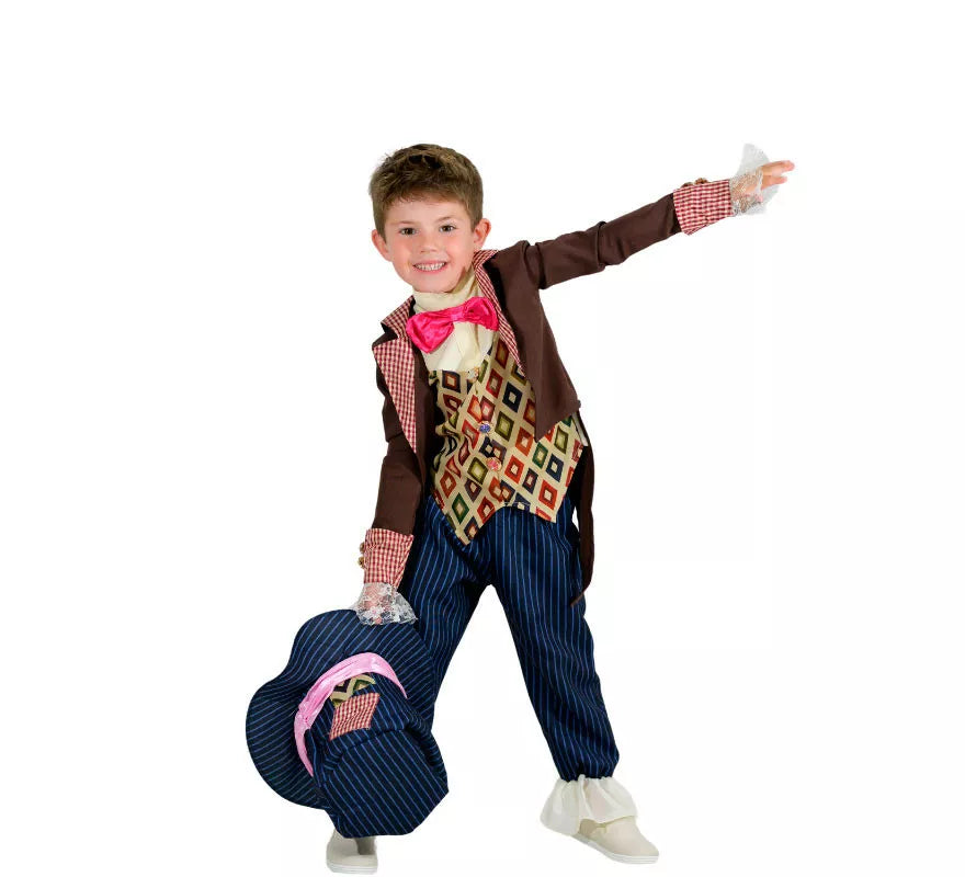 Translation missing: pt-PT.Disfraz de Sombrerero Loco con chaqueta para niño