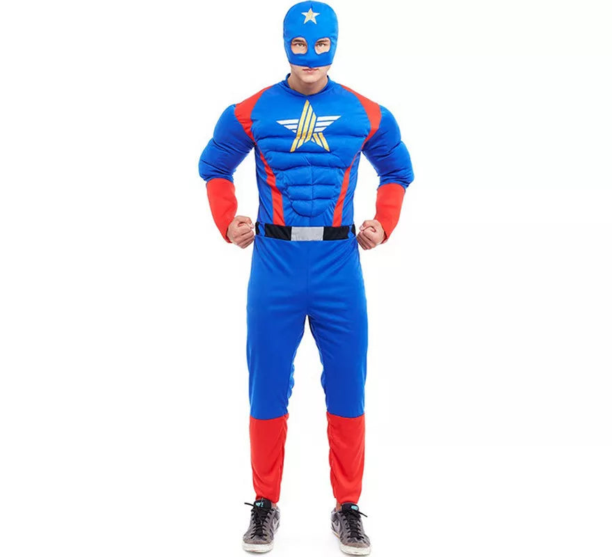Translation missing: pt-PT.Disfraz de Star Héroe Americano para hombre
