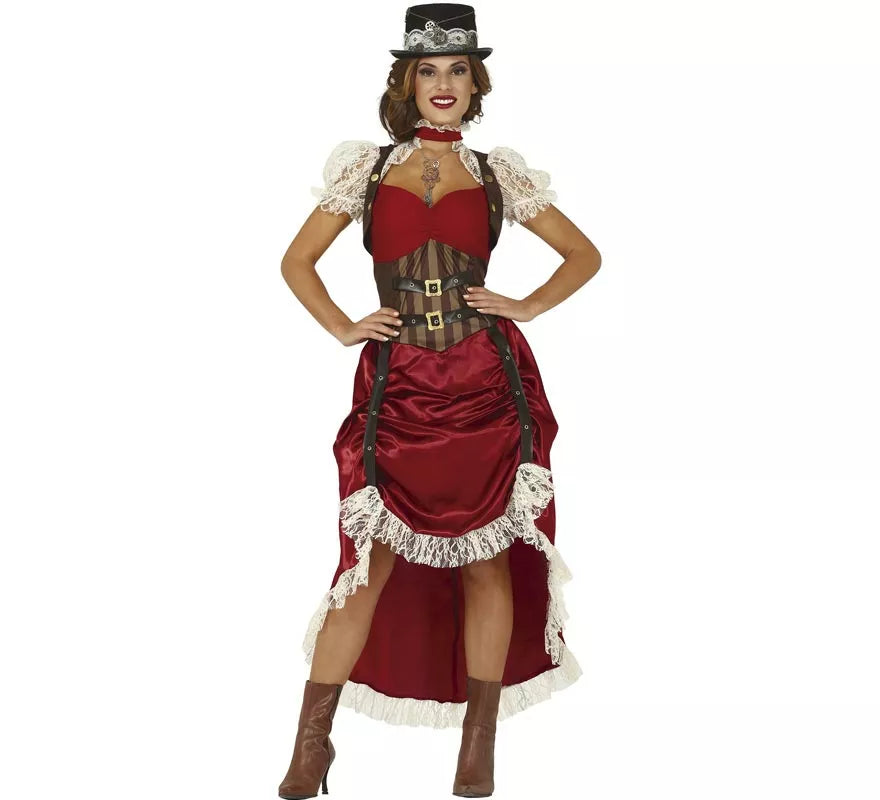 Translation missing: pt-PT.Disfraz de Steampunk Granate para mujer