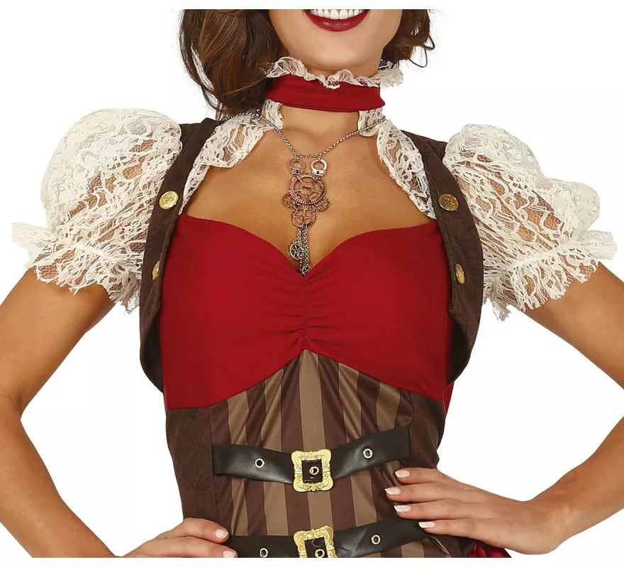 Translation missing: pt-PT.Disfraz de Steampunk Granate para mujer