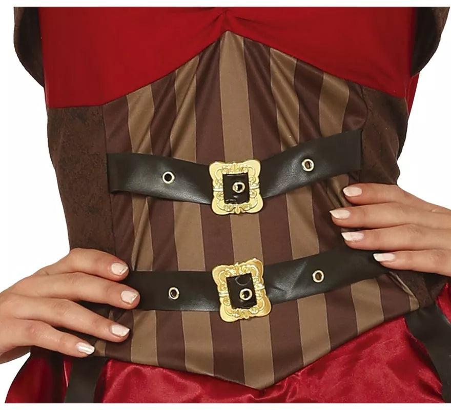 Translation missing: pt-PT.Disfraz de Steampunk Granate para mujer