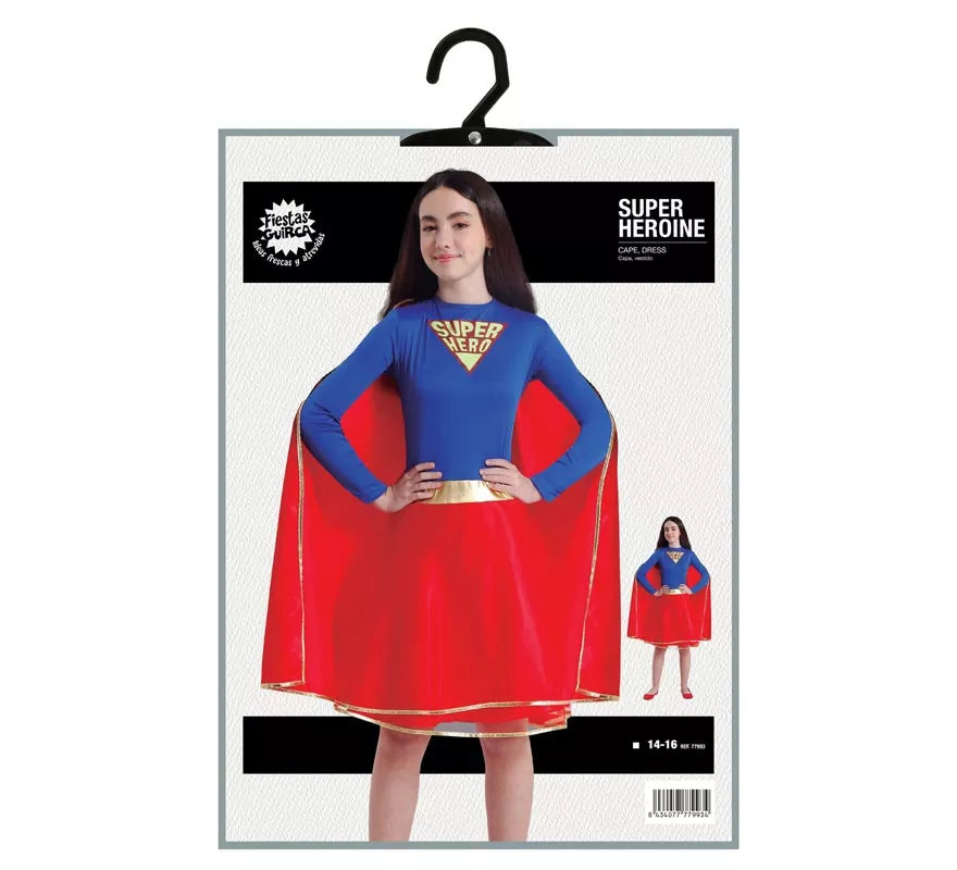 Translation missing: pt-PT.Disfraz de Super Heroína Criptoniana para adolescente