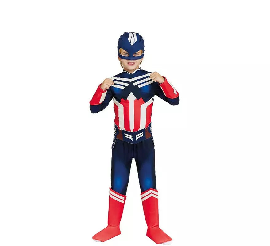 Translation missing: pt-PT.Disfraz de Superhéroe americano para niño