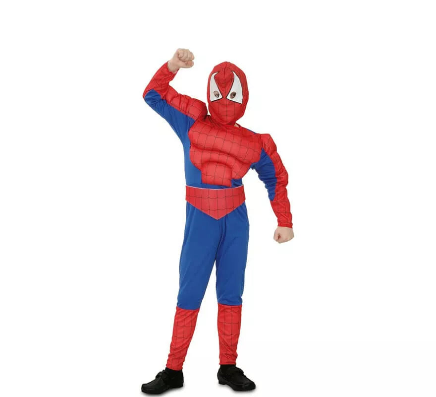 Translation missing: pt-PT.Disfraz de Superhéroe Arácnido musculoso para niño
