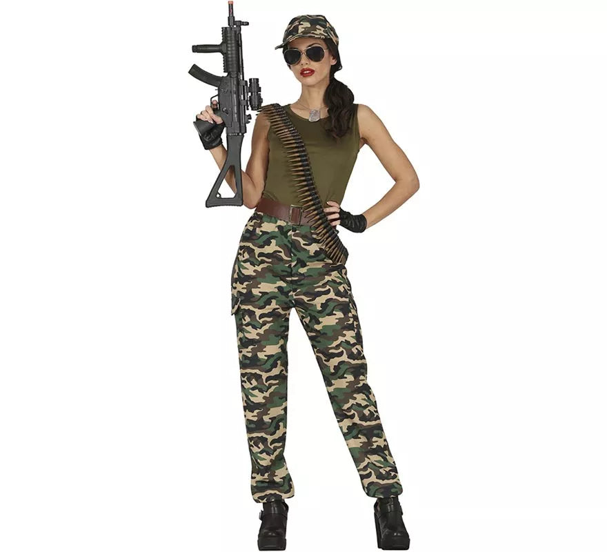 Translation missing: pt-PT.Disfraz de Teniente Soldado para mujer