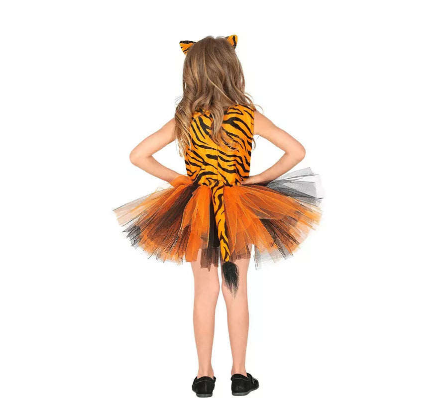 Translation missing: pt-PT.Disfraz de Tigre con Tutú y Lazo para niña