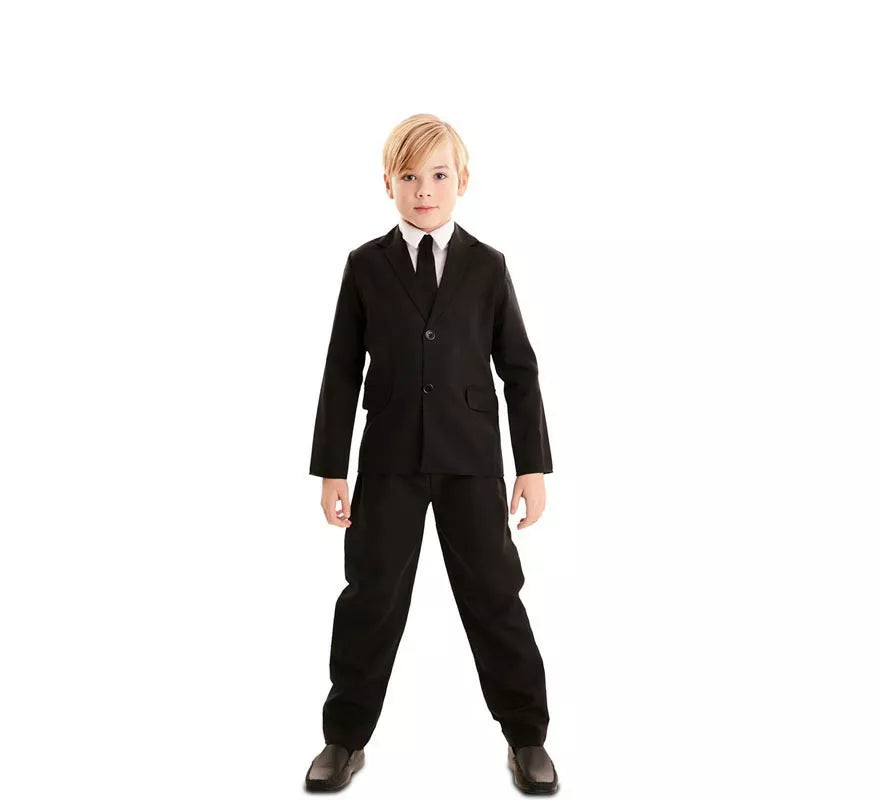 Translation missing: pt-PT.Disfraz de Traje de Hombre de Negro para niños