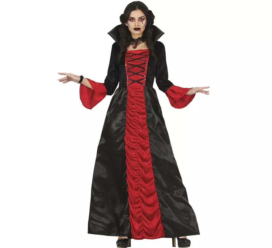 Translation missing: pt-PT.Disfraz de Vampiresa Clásica Roja para mujer