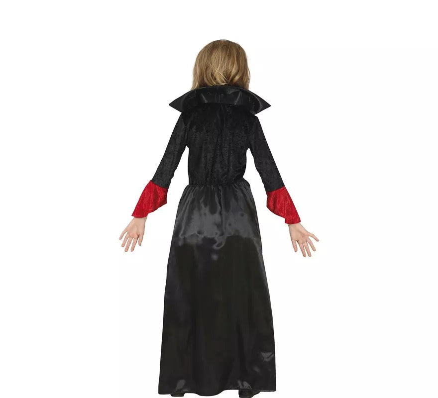 Translation missing: pt-PT.Disfraz de Vampiresa con vestido largo para niña