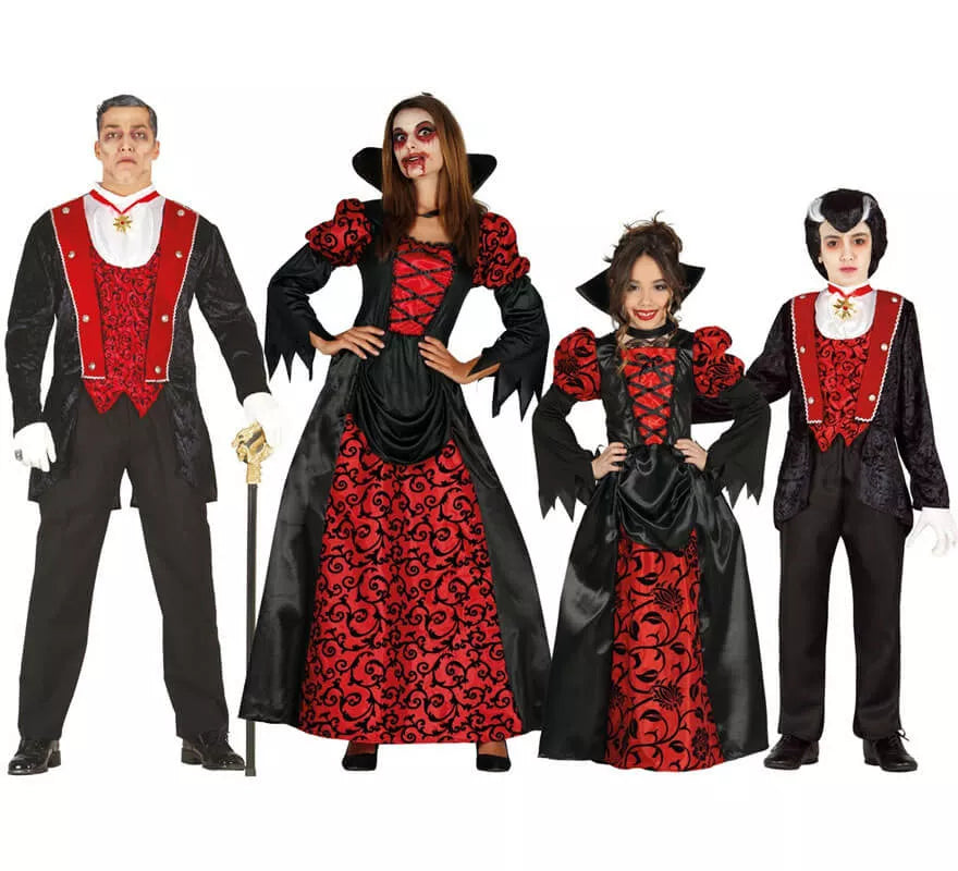 Translation missing: pt-PT.Disfraz de Vampiresa Roja para niña