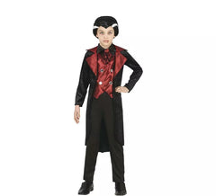 Fato de vampiro elegante com colete para menino