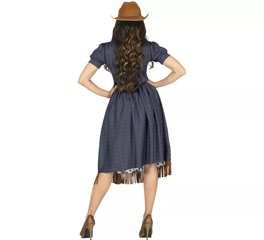 Translation missing: pt-PT.Disfraz de Vaquera con vestido estampado para mujer