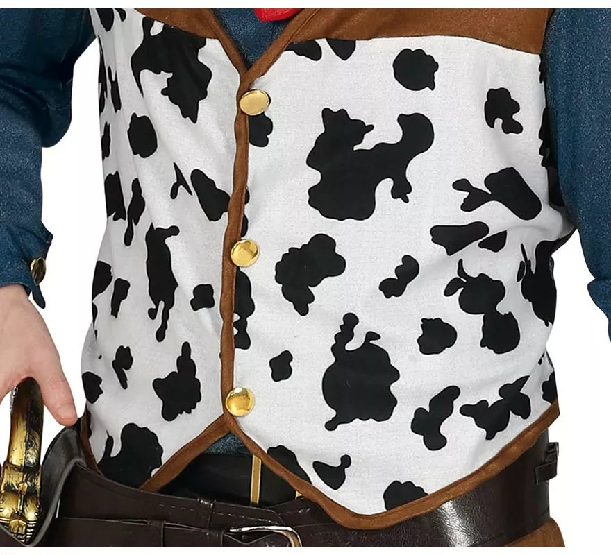 Translation missing: pt-PT.Disfraz de Vaquero Clásico con chaleco para hombre