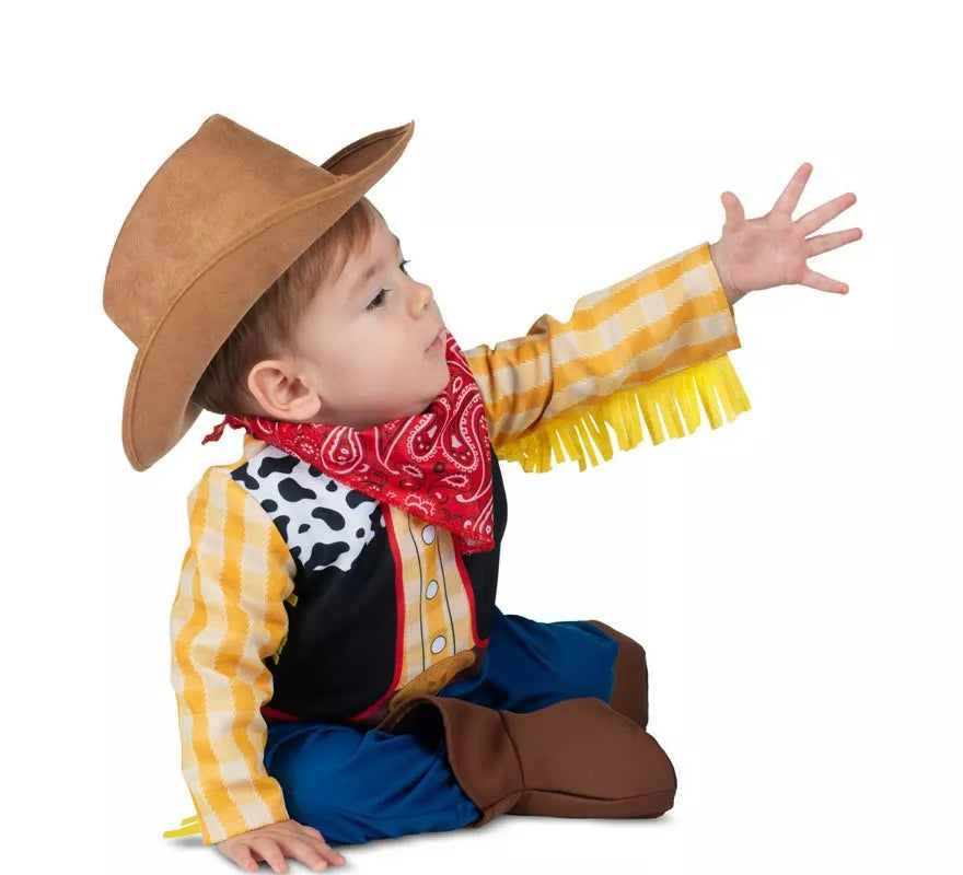 Translation missing: pt-PT.Disfraz de Vaquero con sombrero para bebé y niño