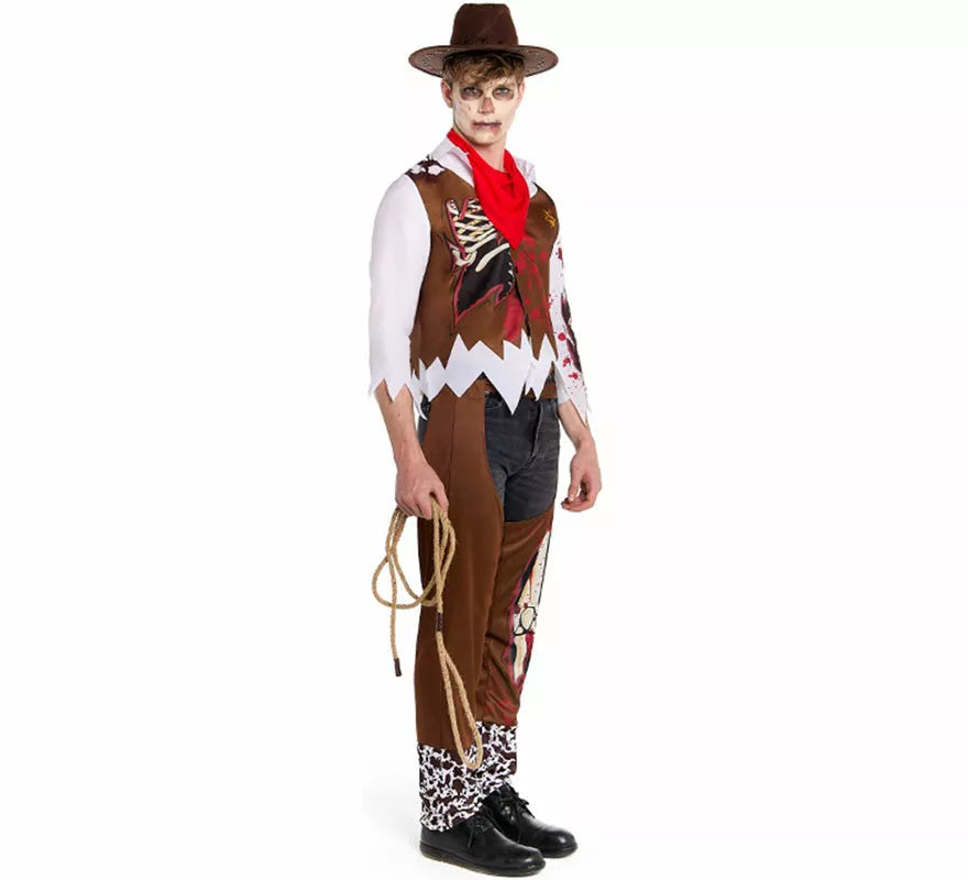 Translation missing: pt-PT.Disfraz de Vaquero Zombie para hombre