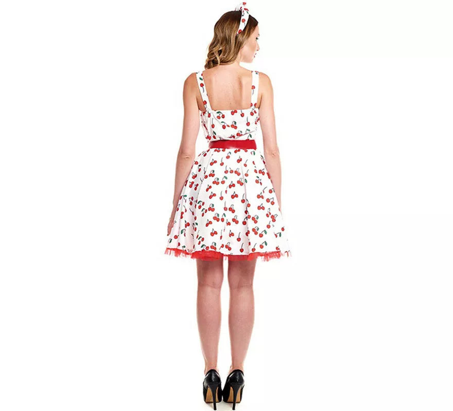 Translation missing: pt-PT.Disfraz de Vestido Cerezas Años 50 para mujer