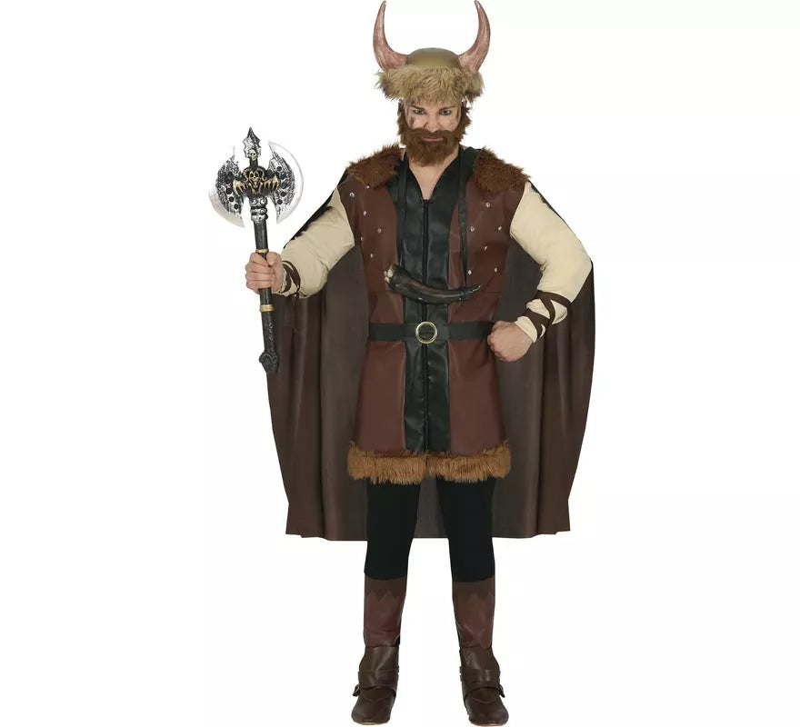 Translation missing: pt-PT.Disfraz de Vikingo Marrón para hombre
