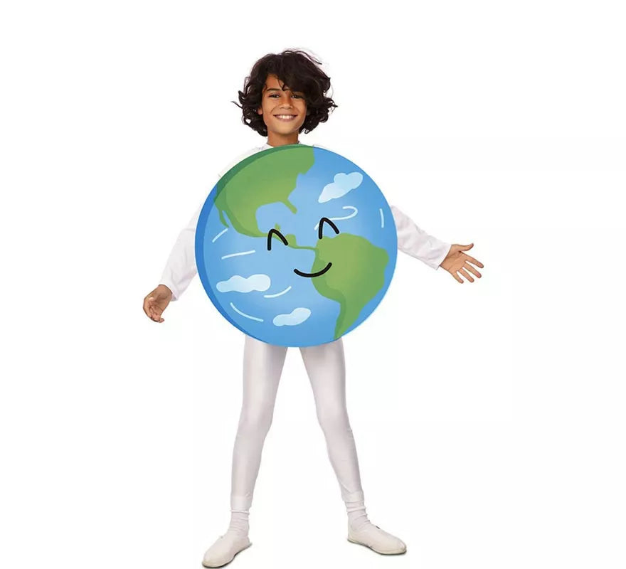 Translation missing: pt-PT.Disfraz del Planeta Tierra Sonriente para niño
