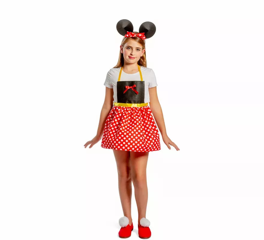 Translation missing: pt-PT.Kit o disfraz Chic Mouse para niña