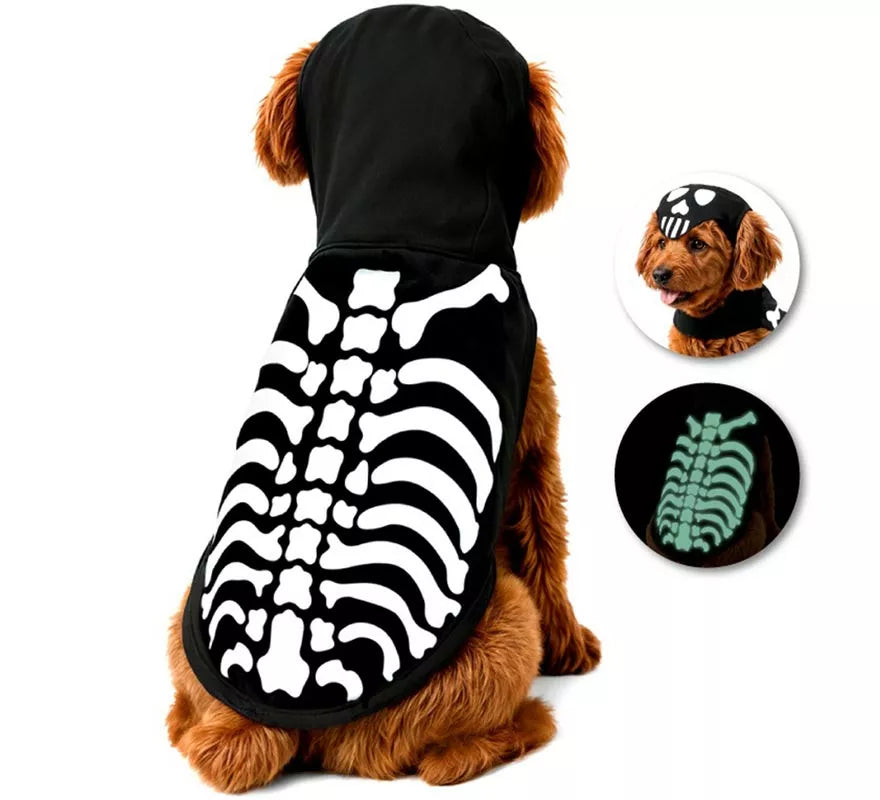 Translation missing: pt-PT.Disfraz Mascota Esqueleto Fluorescente