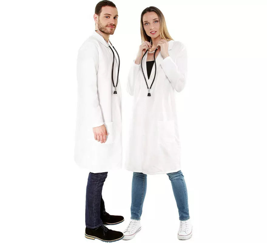 Translation missing: pt-PT.Disfraz o Bata Blanca de Médico para adulto