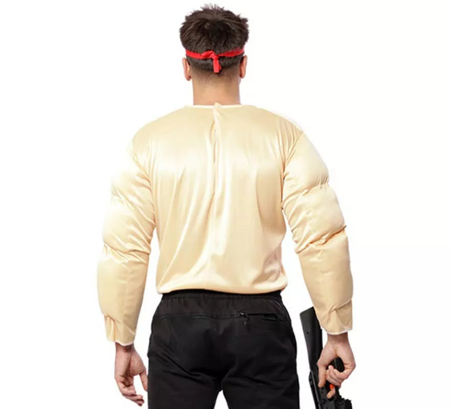 Translation missing: pt-PT.Disfraz o Camiseta con Músculos de Forzudo para hombre