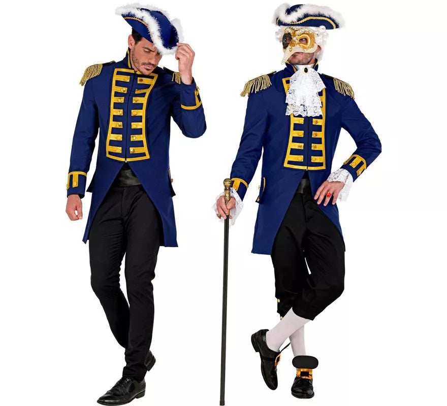 Translation missing: pt-PT.Disfraz o Chaqueta de Frac Blue Parade para hombre