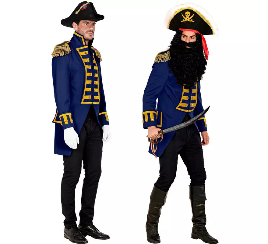 Translation missing: pt-PT.Disfraz o Chaqueta de Frac Blue Parade para hombre