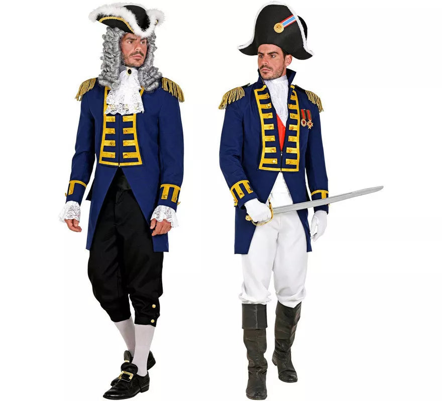 Translation missing: pt-PT.Disfraz o Chaqueta de Frac Blue Parade para hombre