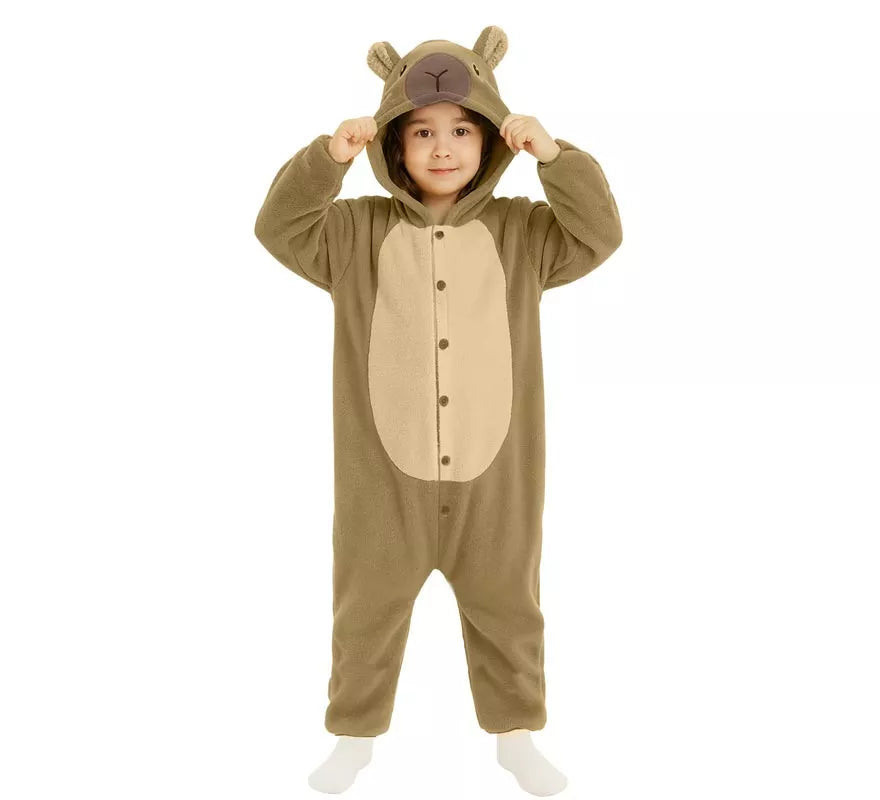 Translation missing: pt-PT.Disfraz o Pijama de Capibara para niños