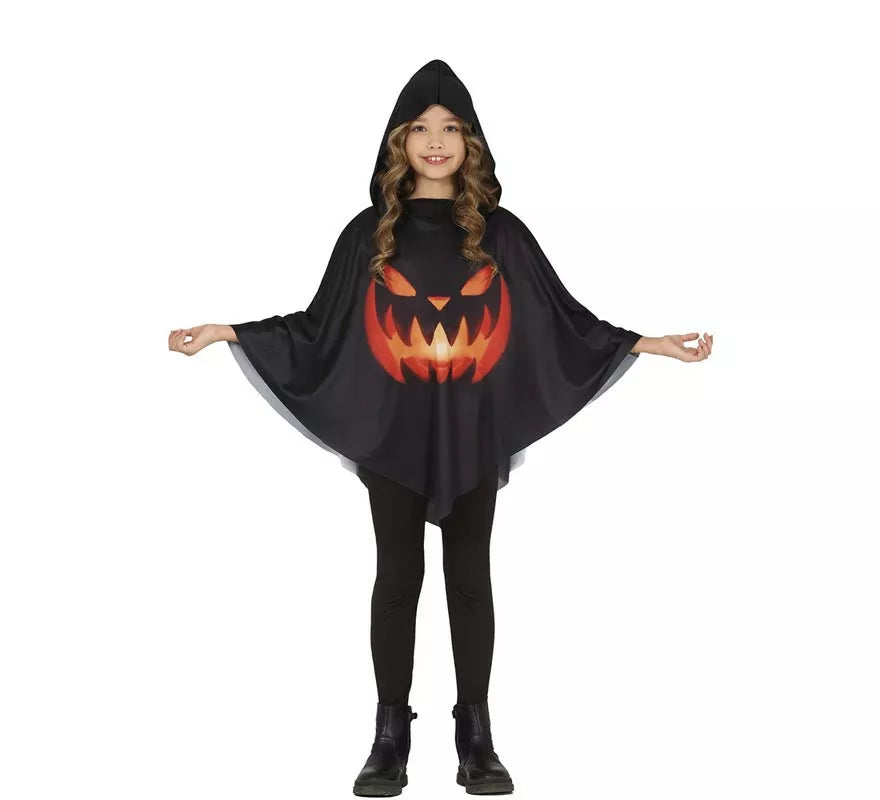 Translation missing: pt-PT.Disfraz o Poncho de Calabaza para niños