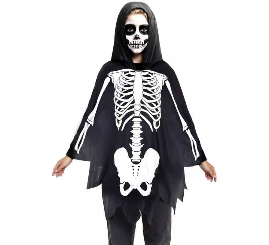 Translation missing: pt-PT.Disfraz o Poncho Esqueleto Infantil