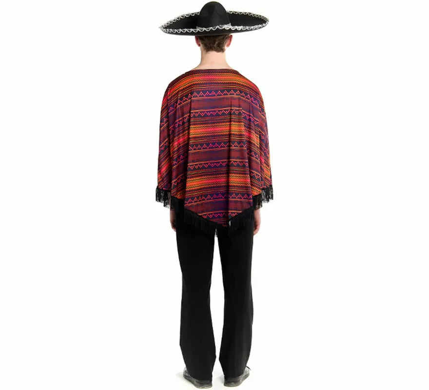 Translation missing: pt-PT.Disfraz o Poncho Mexicano de Catrina para hombre