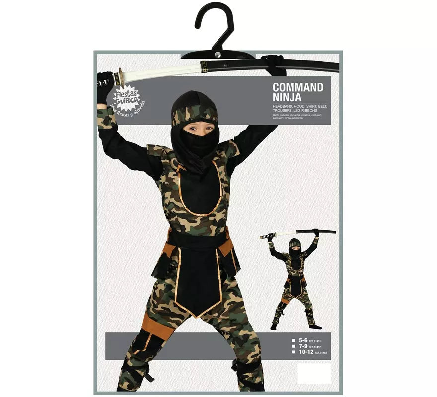 Translation missing: pt-PT.Disfraz para niños de Ninja Comando