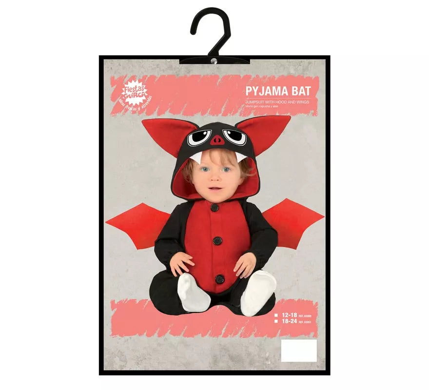 Translation missing: pt-PT.Disfraz Pijama de Murciélago Vampiro para bebé