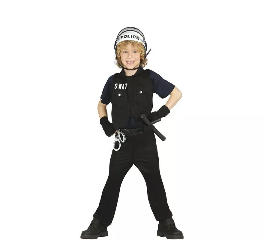 Translation missing: pt-PT.Disfraz Policía SWAT para Niños