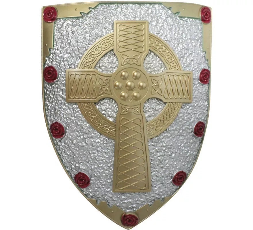 Translation missing: pt-PT.Escudo Medieval Cruz y Rosas