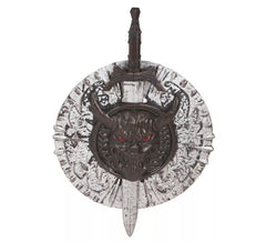 Escudo e Espada do Guerreiro Maligno 53X74 cm