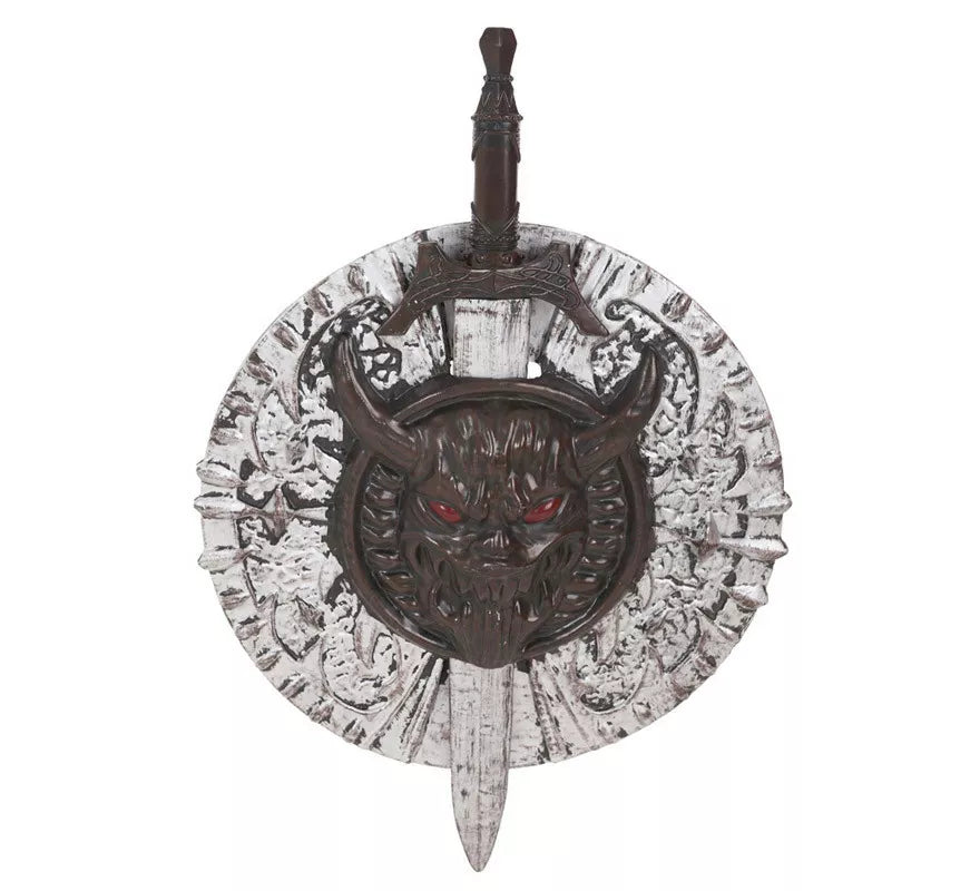 Translation missing: pt-PT.Escudo y Espada Guerrero Maligno de 53X74 cm