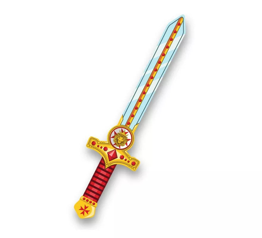 Translation missing: pt-PT.Espada de Gladiador rojo y dorado de Foam infantil