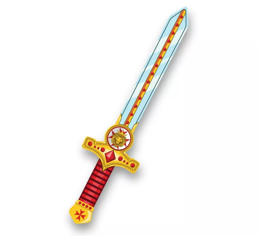 Translation missing: pt-PT.Espada de Gladiador rojo y dorado de Foam infantil