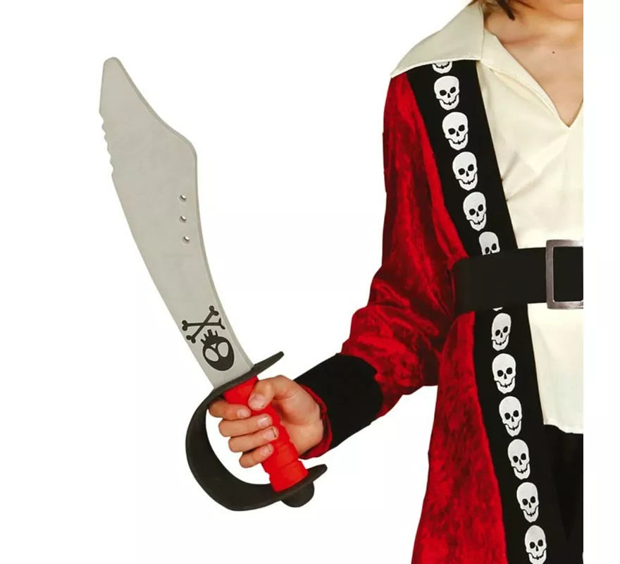Translation missing: pt-PT.Espada Pirata Goma Eva 43 cm para niños