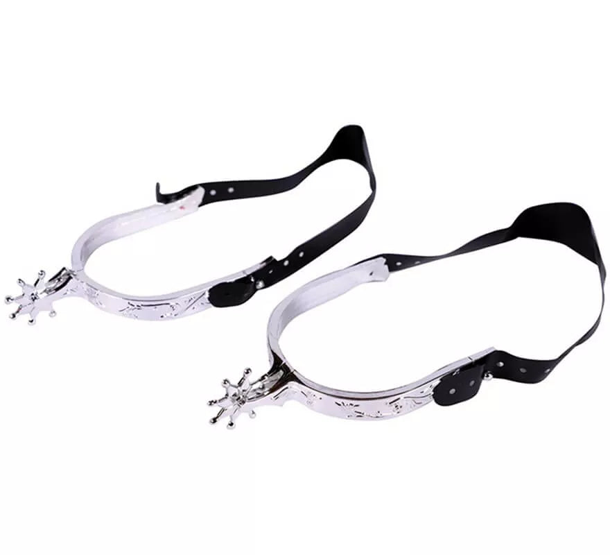 Espuelas Plateadas de 20 Cm