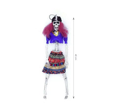 Esqueleto de Mulher Cartomante 40 cm