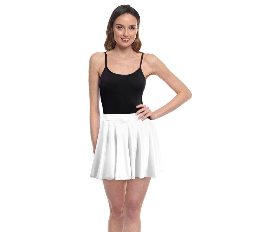 Translation missing: pt-PT.Falda de Vuelo blanco para mujer