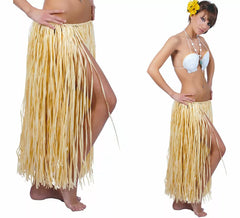 Saia havaiana de palha de 70 cm
