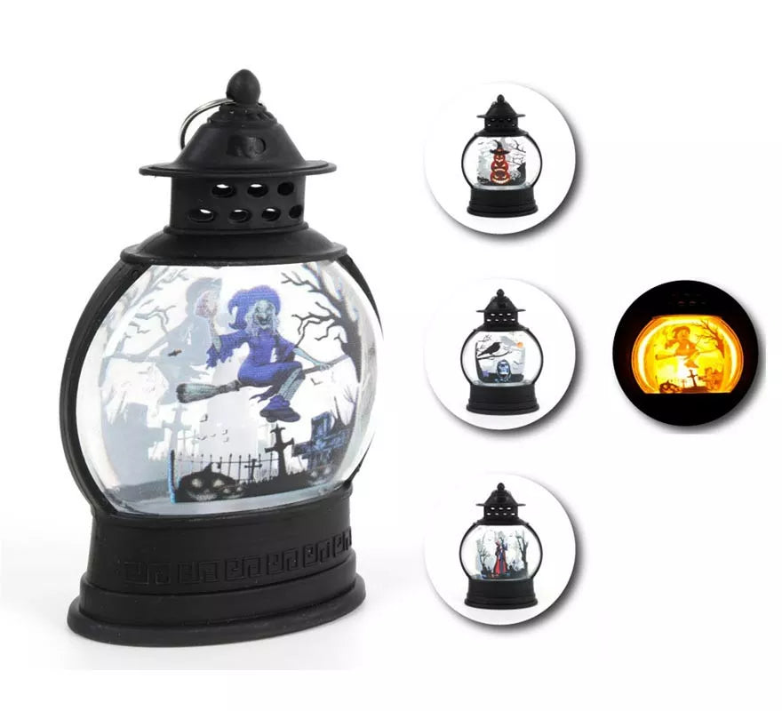 Translation missing: pt-PT.Farol Halloween en modelos surtidos con luz de 13x25 cm