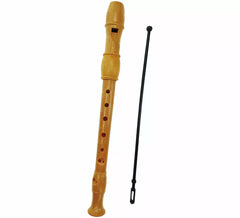 Flauta com método de limpeza