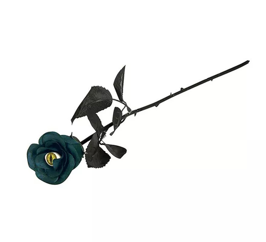 Translation missing: pt-PT.Flor azul y negra con Ojo de Gato de 42 cm
